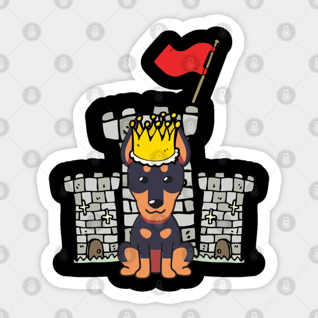 Funny Alsatian is the king of the castle Sticker by Pet Station